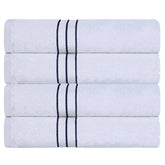 Turkish Cotton Ultra-Plush Absorbent Solid Bath Towel Set of 4